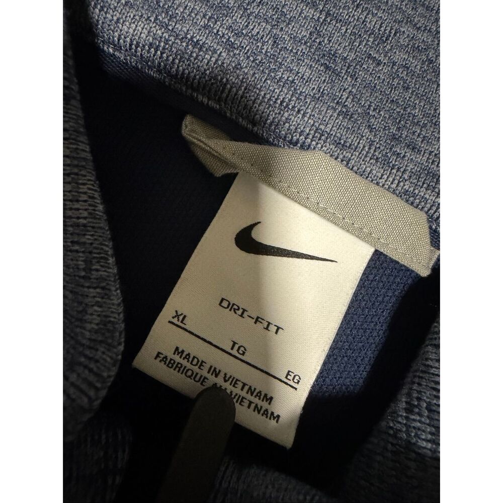 Nike Dri-FIT Men's Player Golf 1/2 Zip Pullover Golf Shirt Grey Blue DH0986 Sz - Picture 4 of 5